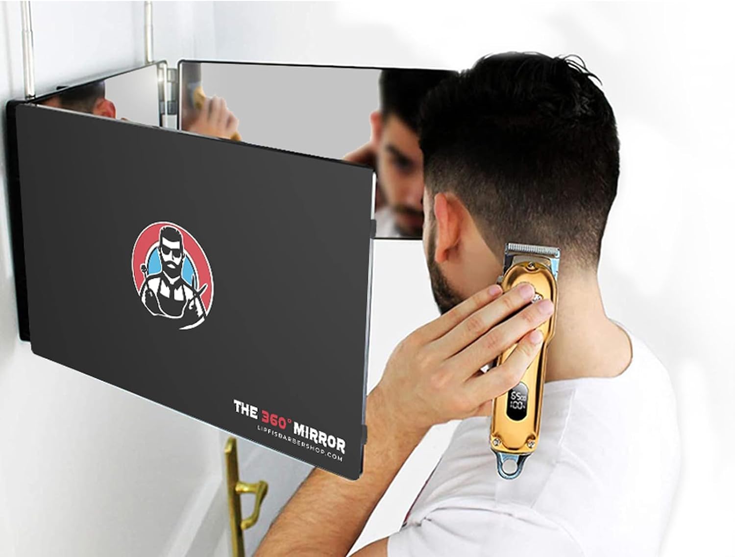 3 Way Mirror for Self Hair Cutting, Trifold Mirror, 3 Sided Mirror 3 Way Mirror for Self Hair Cutting, Trifold Mirror, 3 Sided Mirror